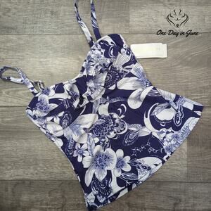 Island Escape Tahiti Bandini Tankini Top Size 6
